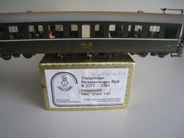 Ferro Suisse Rhb B4i 2277 mit offener Plattform + Figuren