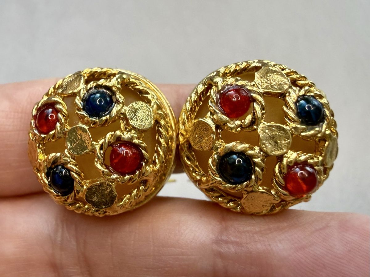 Ohrringe & -stecker: Vintage Clip Ohrringe – Gebraucht aus Lamone von LaCantinaMagica 1