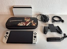 Nintendo Switch OLED White - Good Condition 🎮