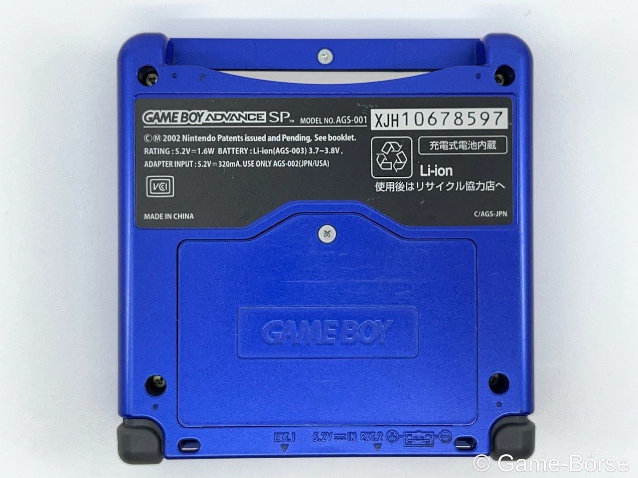 Nintendo Konsolen: GBA Nintendo Gameboy Advance SP Blau – Gebraucht aus Stettfurt von  6