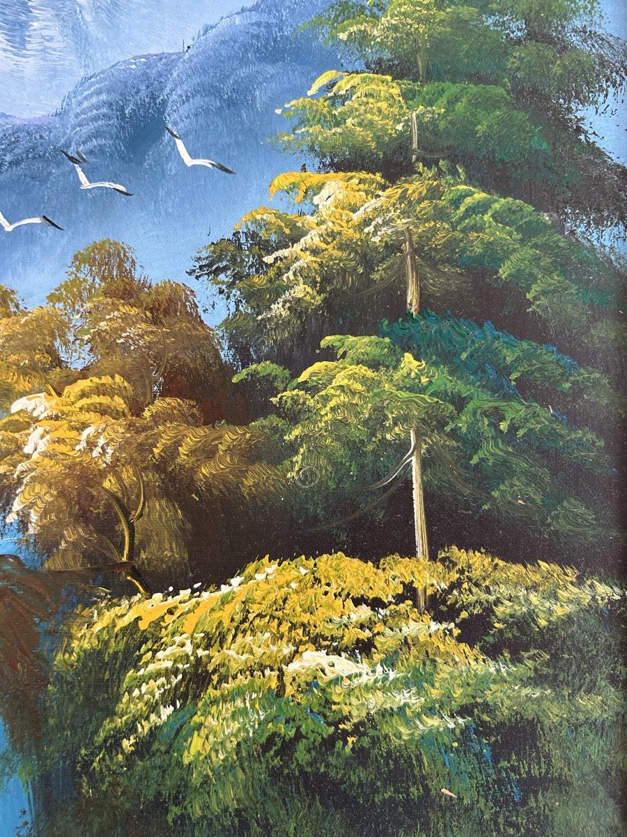 Dipinti: A landscape painting – Usato da Genève venduto da Noemie.wrmsi 4