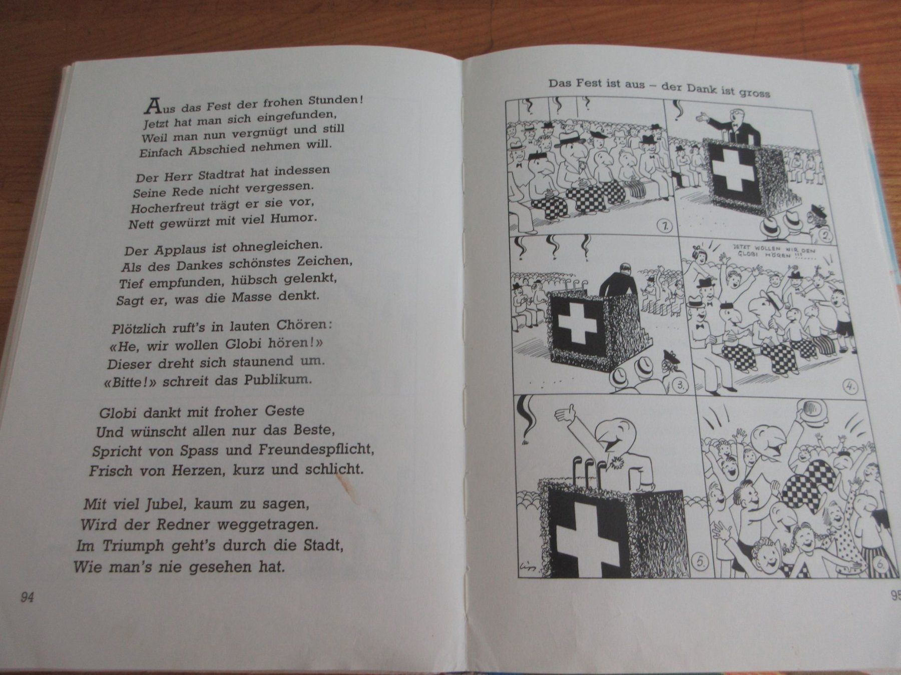 Libri: Globi, so ein Lausbub, 3. Auflage 1984, unbemalt – Usato da Binningen venduto da Oldfashion 8