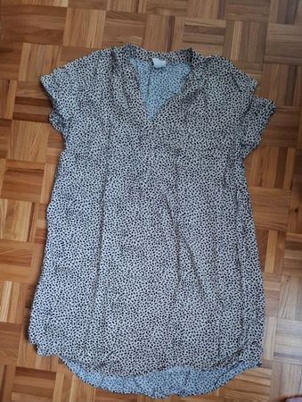 Robe H&M noir et blanche/Kleid Schwarz-weiß H&M