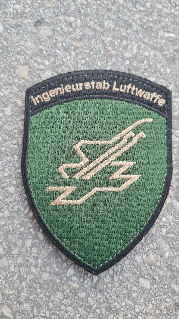 Schweizer Armee Patches: CH Armee / Badge / "Ingenieurstab Luftwaffe" / Abzeichen – Neu (gemäss Beschreibung) aus Safenwil von TOMLUK 1