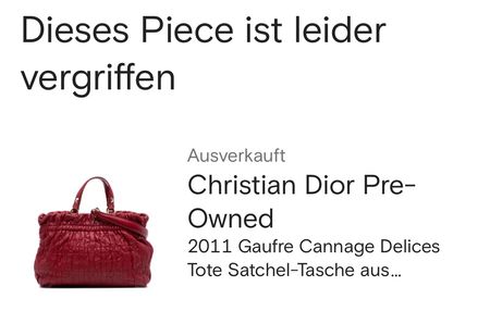 Christian Dior Tasche seltenes Modell (Zertifiziert)