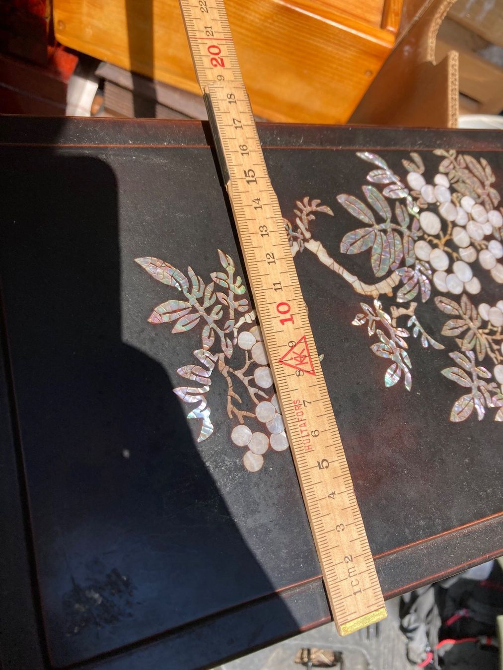 Barattoli: Boite ancienne nacre Perlmutt Kaste Box bijoux – Usato da St-Cierges venduto da LeRegain 3