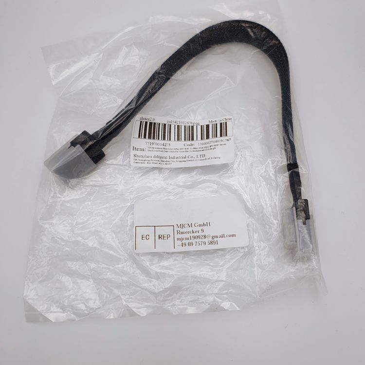 Mini SAS 4 SATA Kablosu SFF 8087 Ila 4 SFF 8482 SAS Sabit Sürücü Konnektörü Yi T