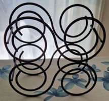 porte bouteille en metal