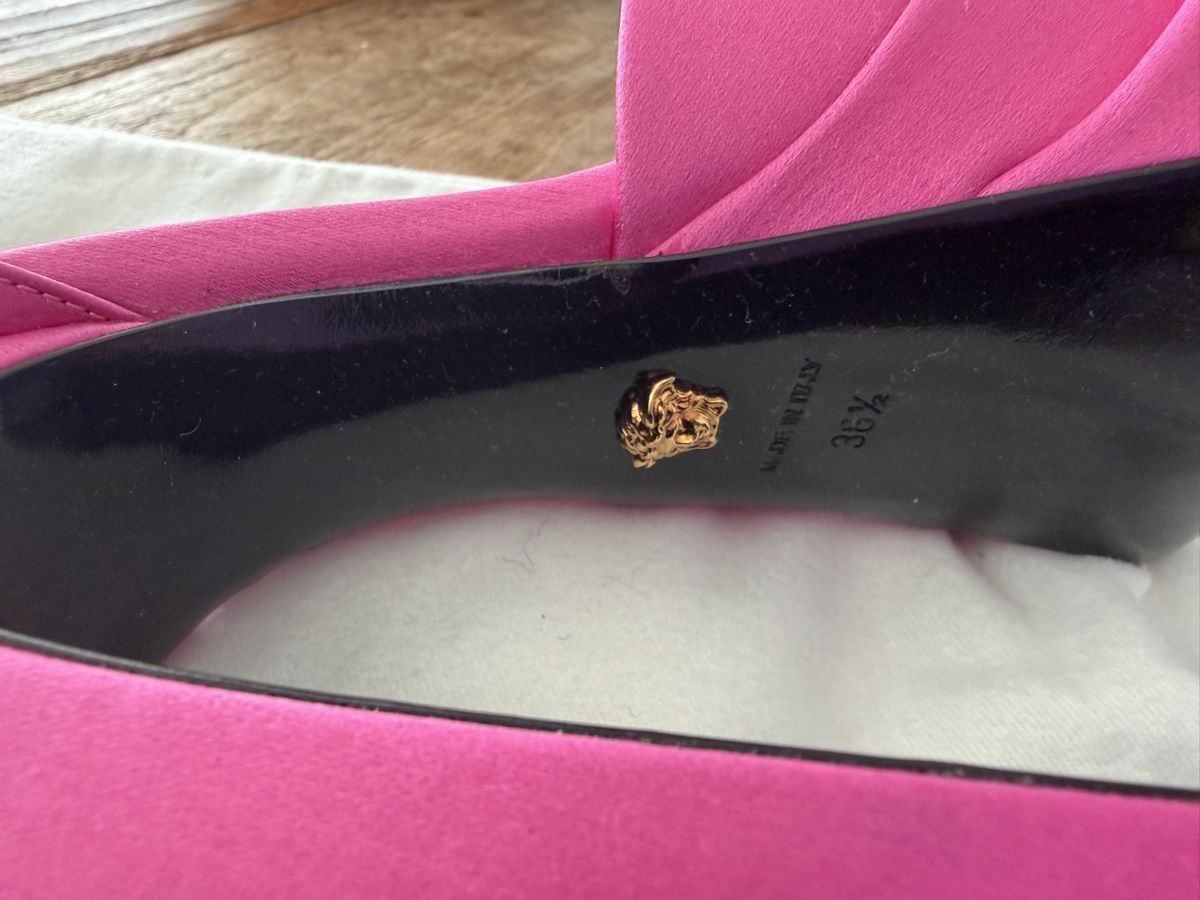 Versace Damenschuhe: Originale Versace Plateau-Pumps Pink Gr. 38.5 – Neu (gemäss Beschreibung) aus Glattpark(Opfikon) von Madametaniouska 6