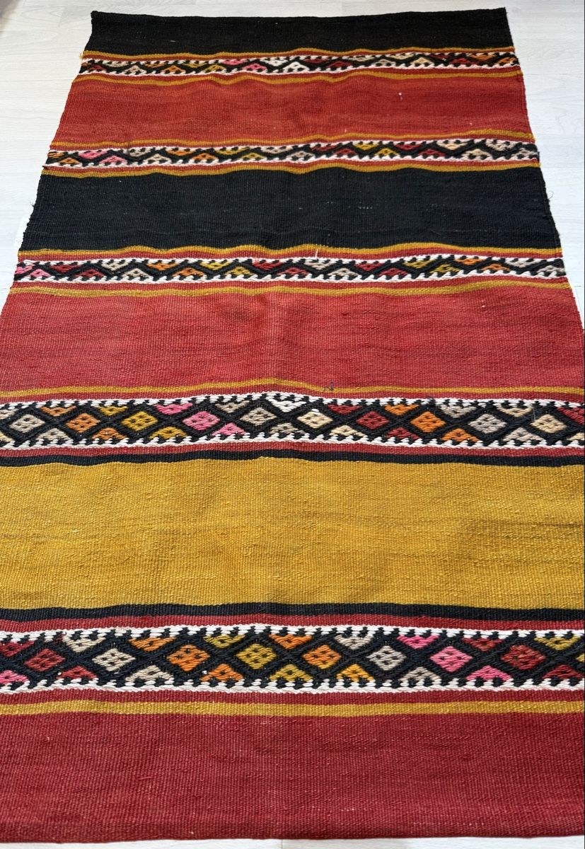 Kelim Tappeti: Wunderschöner Vintage Teppich, handgewebt 105x62.cm – Usato da Sempach venduto da Star7 2