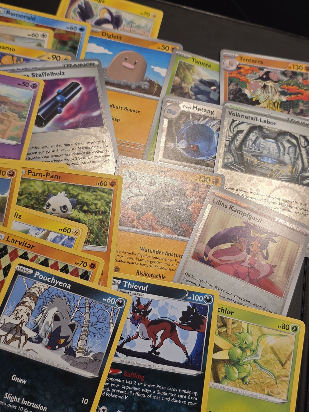 Pokémon Sammelbilder & Trading cards: 22 Pokémon Karten inkl. Reverse Holos -DE/EN – Neu (gemäss Beschreibung) aus Basel von MartinM.91 1