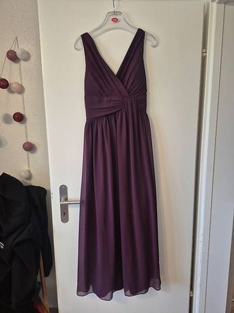 Robe longue violette/prune Showcase 