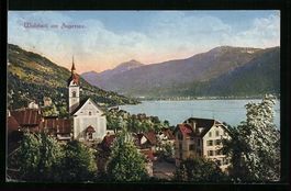Walchwil am Zugersee, Ortsansicht mit Bl