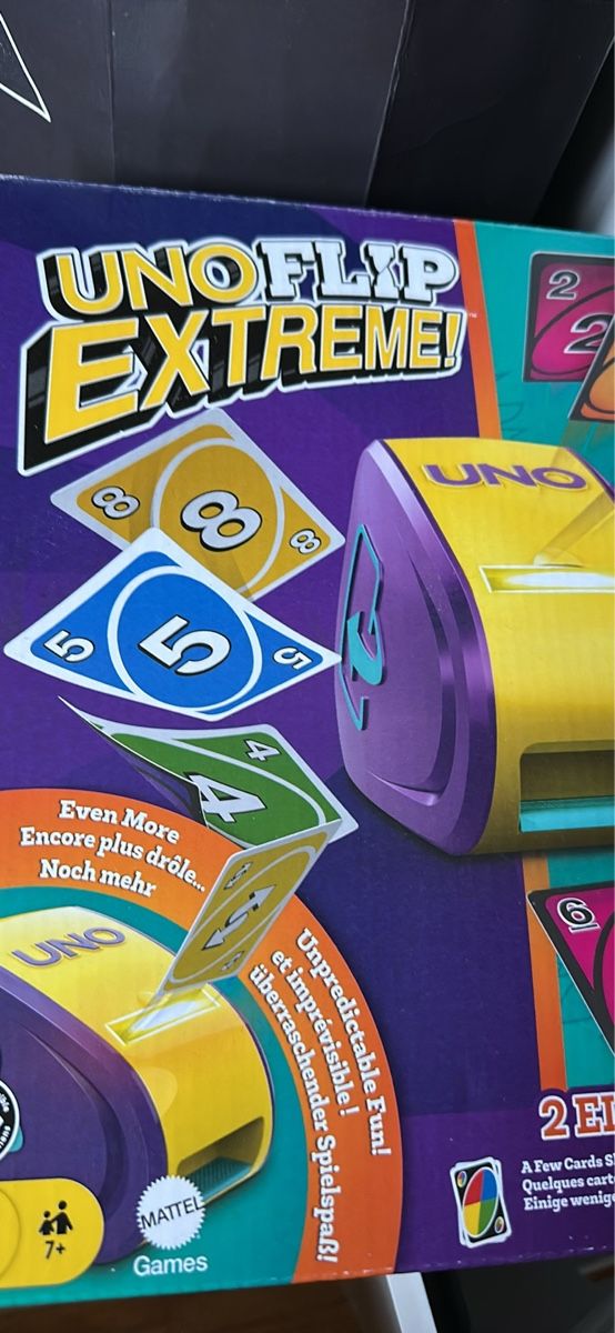 Spiele: UNO Flip Extreme Spiel Mattel 7+ – Neu (gemäss Beschreibung) aus Wettingen von kai_whr9