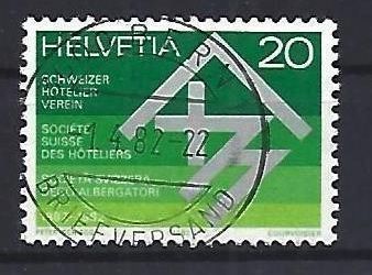 Alle Briefmarken: 1982 -  Hotelier-Verein – Gebraucht aus Schaffhausen von poststamp