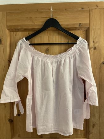 Bluse Rosa Baumwolle Gr. M (40/42)