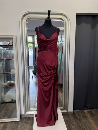 Abendkleid bordeaux Grösse 36 neu