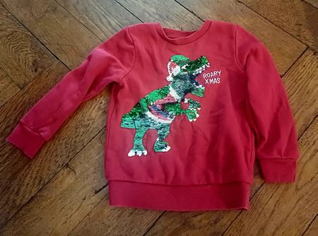 Pullover Dino Grösse 116 von C&A