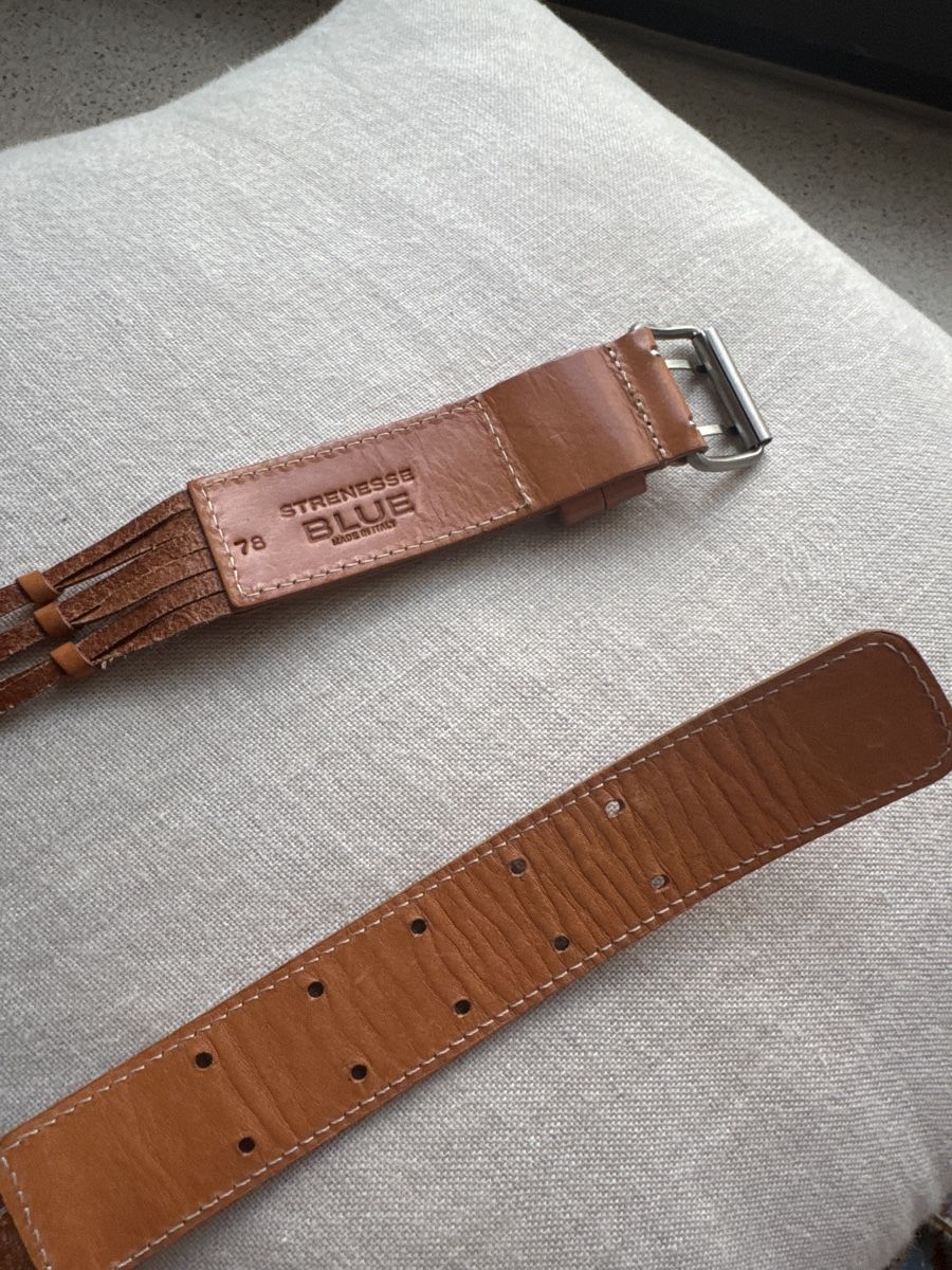 Cinture: Strenesse BLUE Gürtel braun Leder – Nuovo (secondo la descrizione) da Brütten venduto da Rod816 4