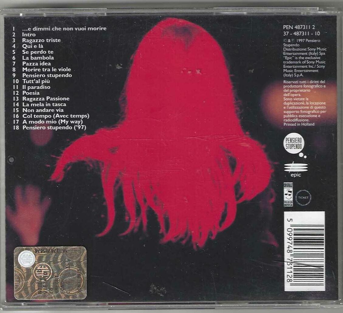 CD: Patty Pravo – Bye Bye Patty – Usato da Genève venduto da CDLPBookS 1
