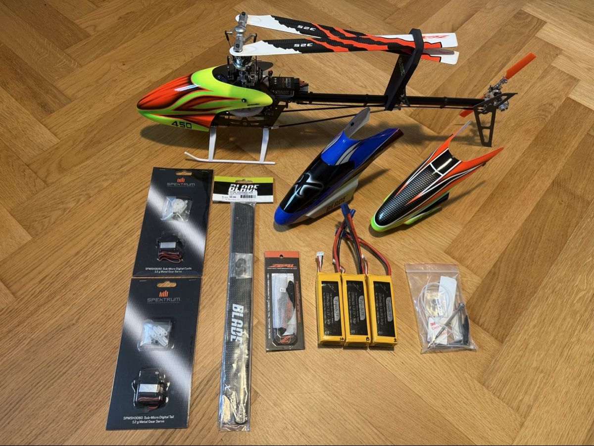 Blade Modellismo RC: Blade 450X mit viel Microheli Tuning – Usato da Luzern venduto da Blade26