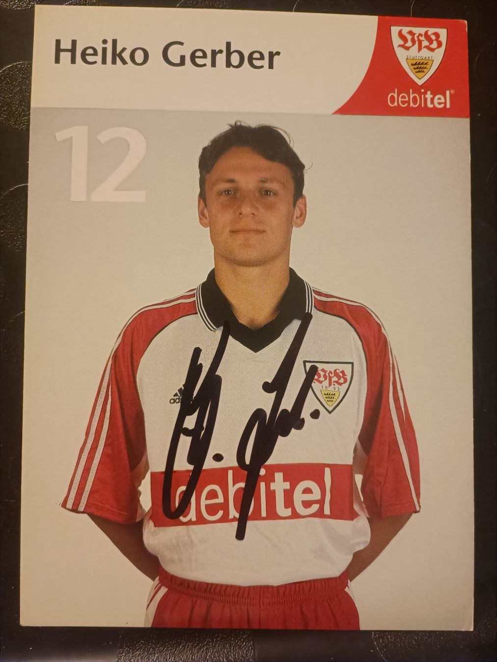 Autographes: Heiko Gerber - VfB Stuttgart - handsigniert – D'occasion à Menziken par Artographs