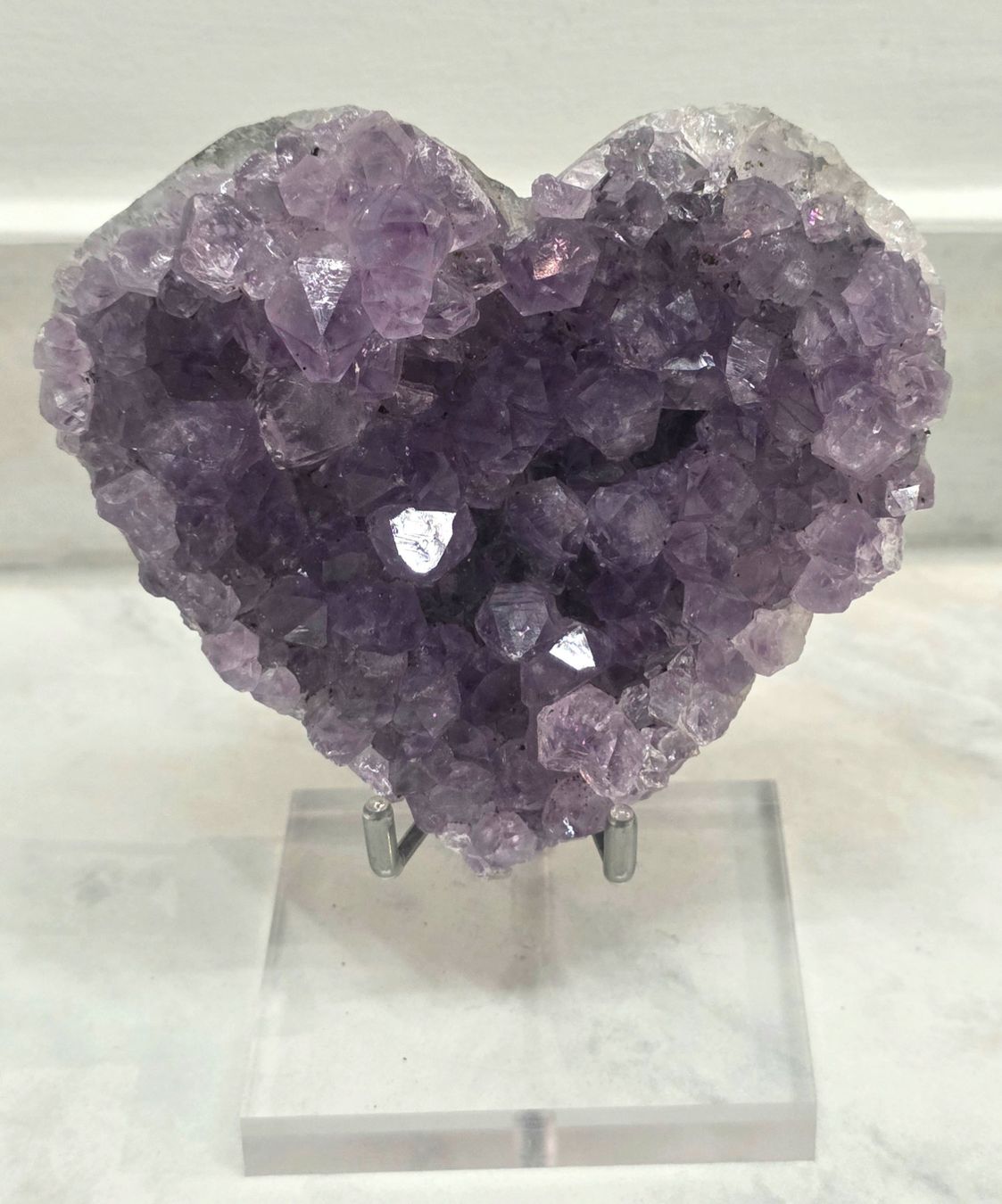 Minerali & Pietre curative: Amethyst Herz auf Stand HC 476g – Nuovo e nell'imballaggio originale da Matzingen venduto da Shay_Crystalz