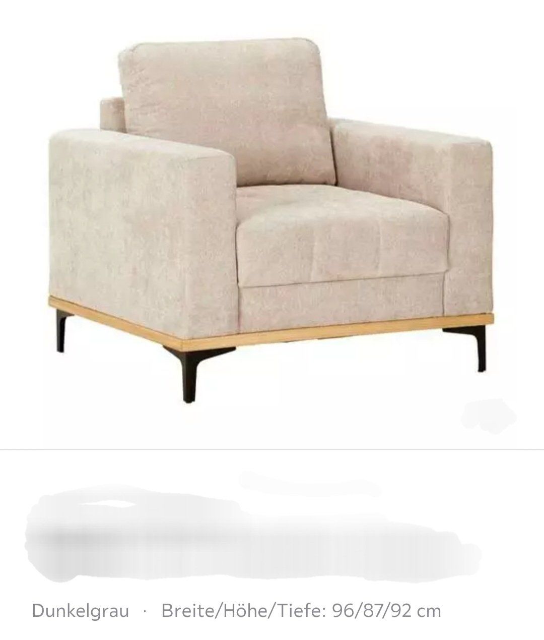 Divani: Ecksofa mit Sessel, modernes Design, guter Zustand – Usato da Wettingen venduto da shq_h9f9 3