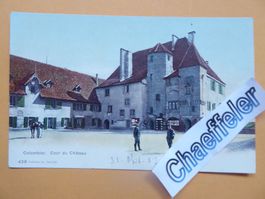 1907  Colombier. Cour du Chateau