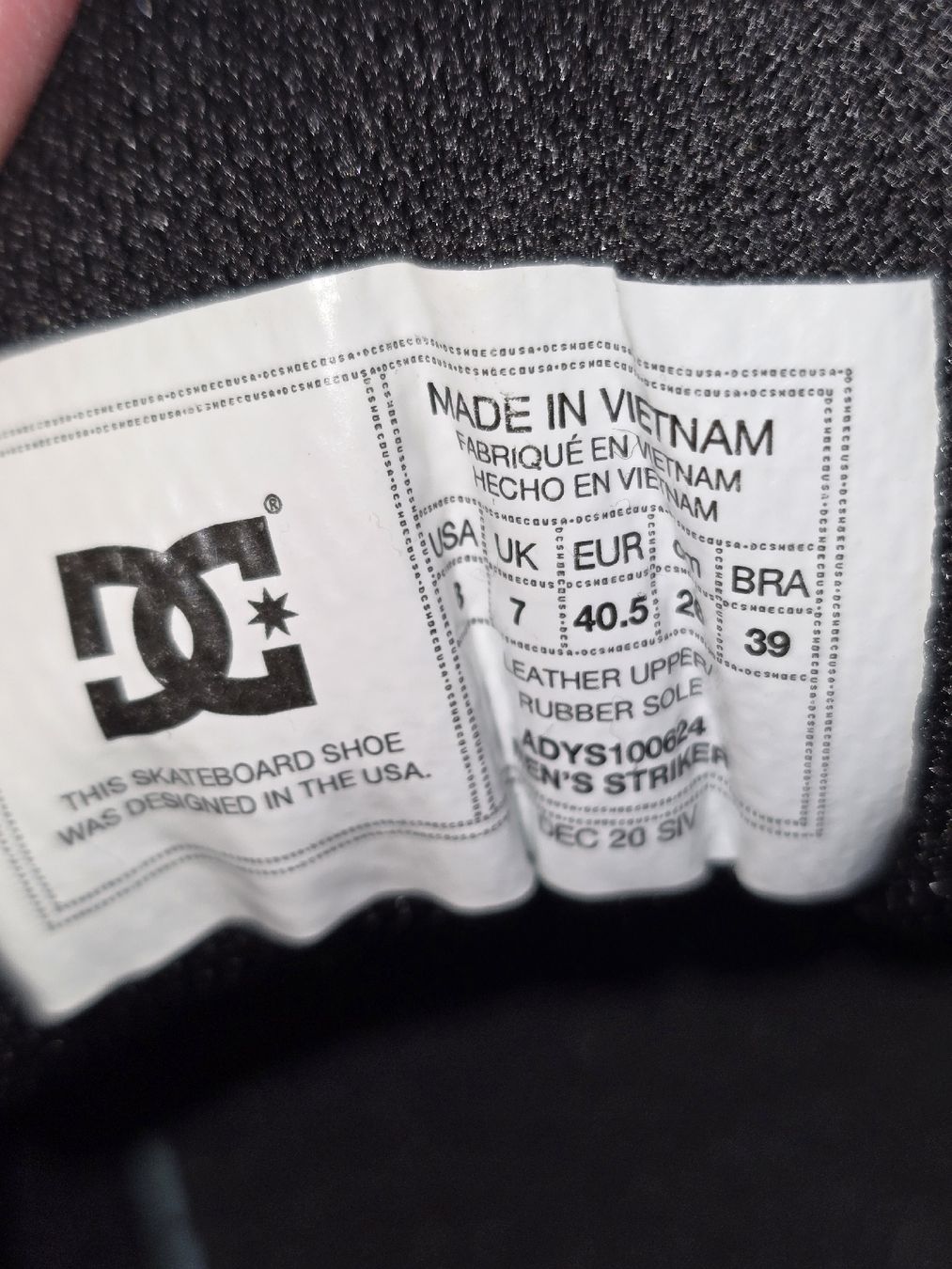 DC shoes Scarpe da uomo: DC Schuh pure schwarz, Gr. 40.5 – Usato da Morschach venduto da Monikawi 2