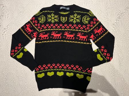 Frauen Pullover Strick Pullover Weihnachte Pulli Gr S