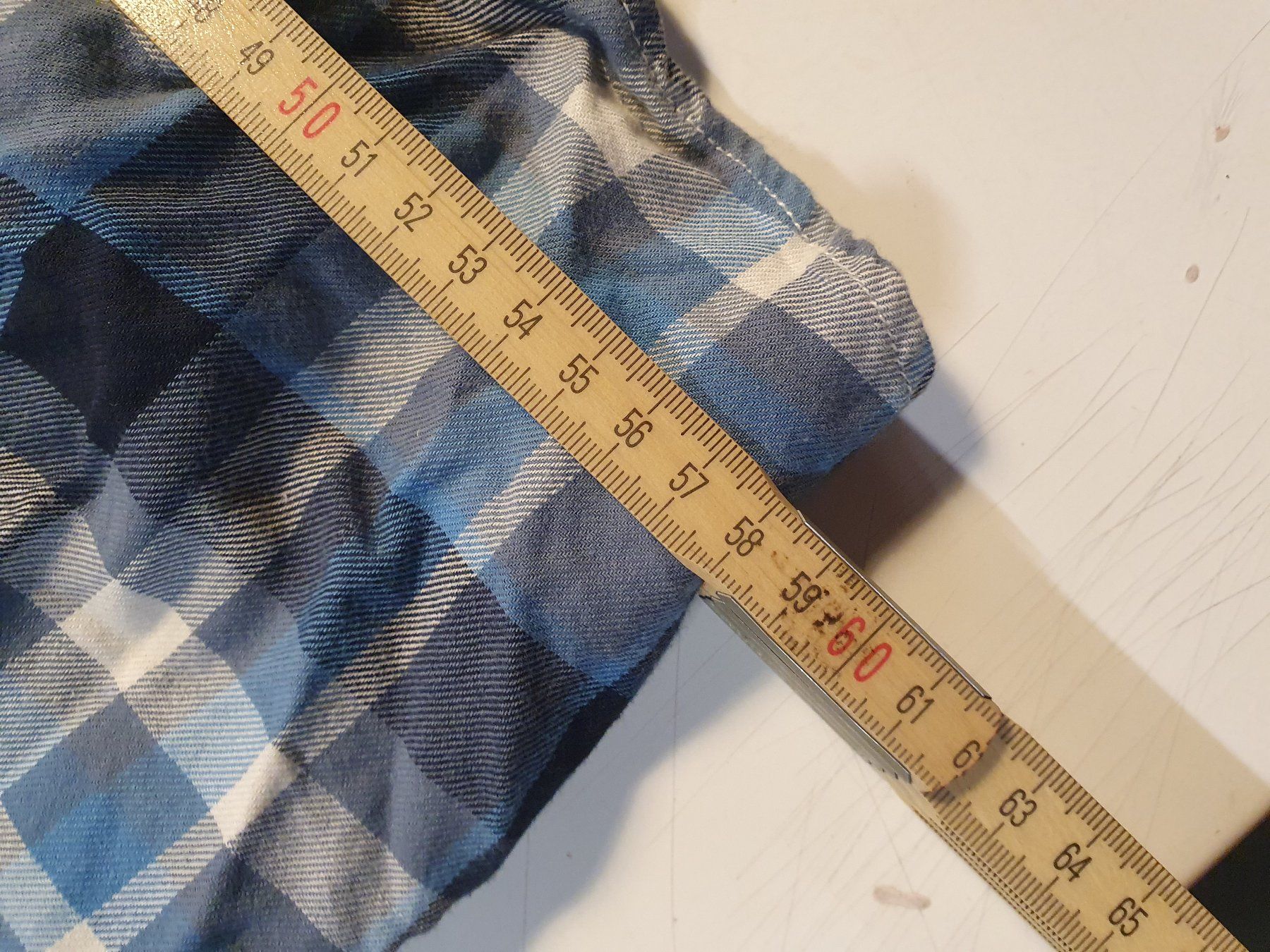 Camicie: Herrenhemd Divided blau karriert grösse XL – Usato da Zürich venduto da loosebone 4