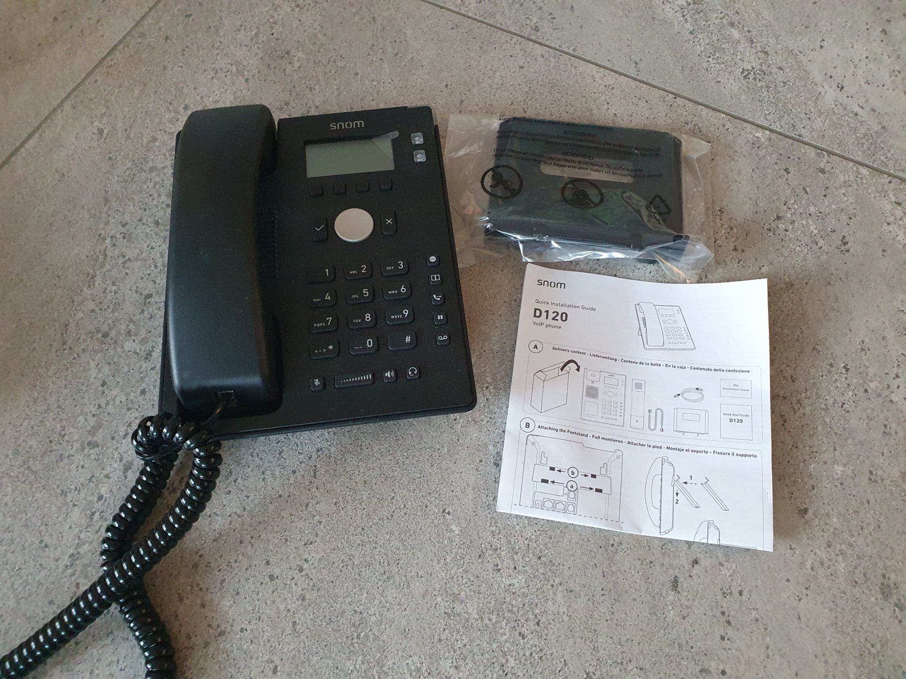 Snom Telefoni: IP phone SNOM D120 – Nuovo (secondo la descrizione) da Langnau i.E. venduto da thomasdmeier