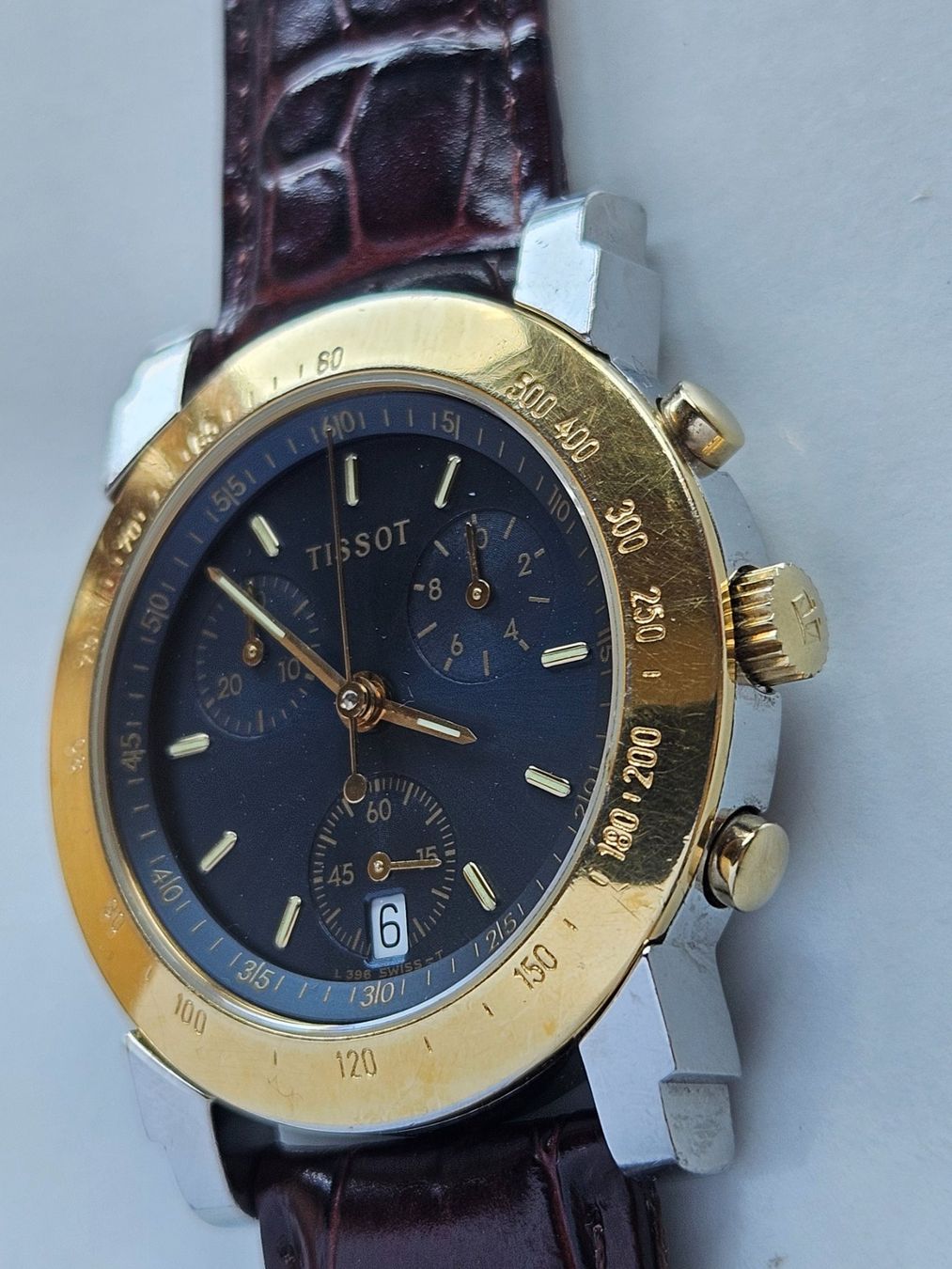 Tissot Orologi: 553 Tissot Chronograph Date Quartz – Usato da Berikon venduto da mmm21 2