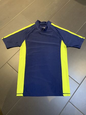 TCM ACTIVE UV-Schutz-Shirt / Badeshirt marine/gelb Gr. S