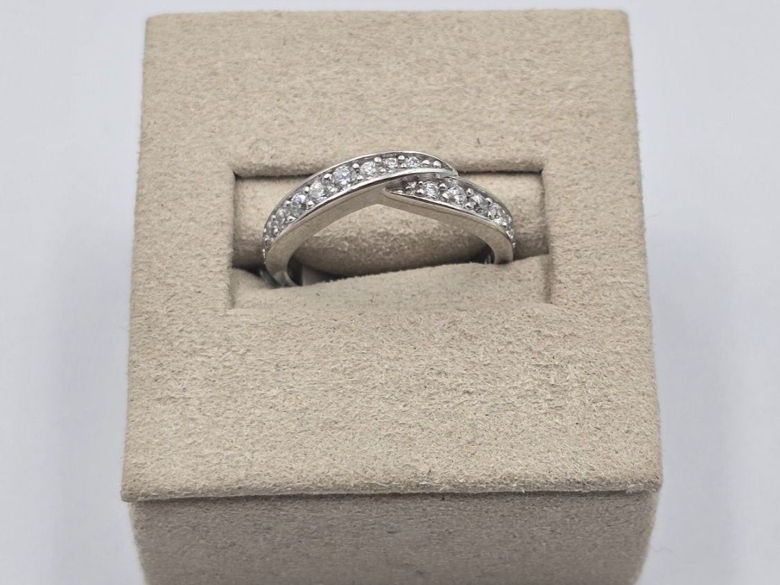 Ringe: Ring Silber 925 Zirkonia Gr. 52 – Neu und originalverpackt aus Zug von gold.schmuck