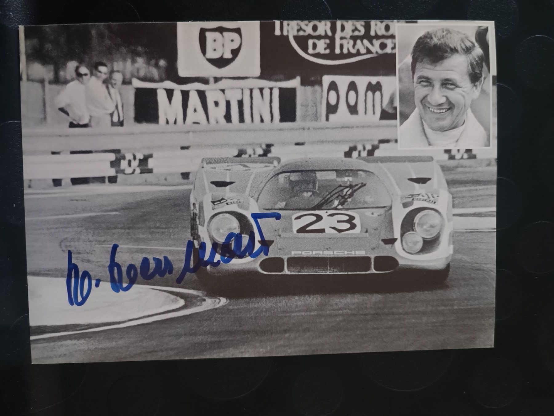 Autografi: Hans Herrmann - handsignierte alte Karte – Usato da Menziken venduto da Artographs
