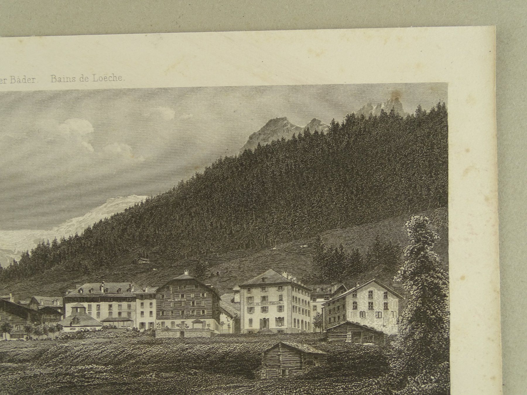 Incisioni: LEUK, STAHLSTICH UM 1870 – Usato da Grüningen venduto da Kartensammler 5