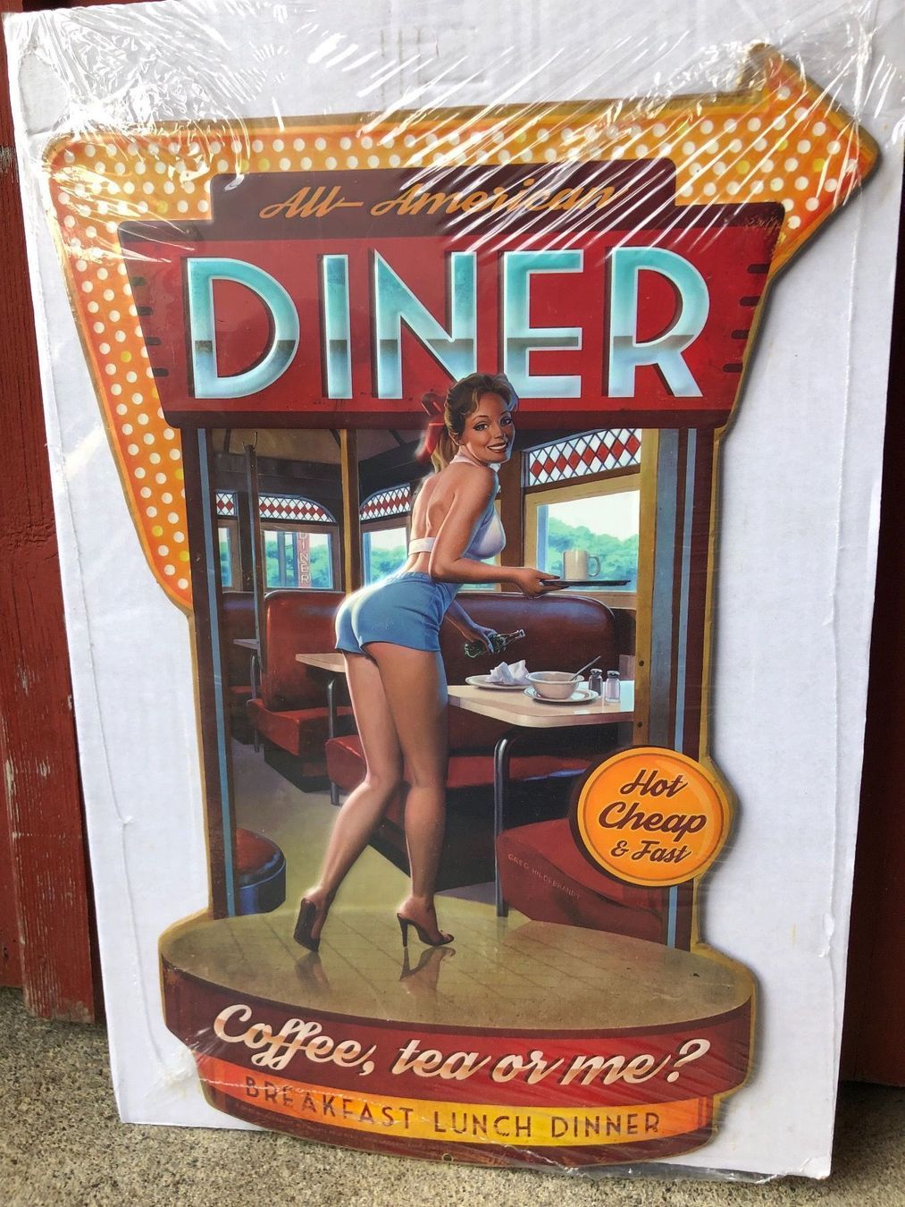 Schilder: Diner werbung reklame classic Restaurant – Neu und originalverpackt aus Reinach AG von rares75