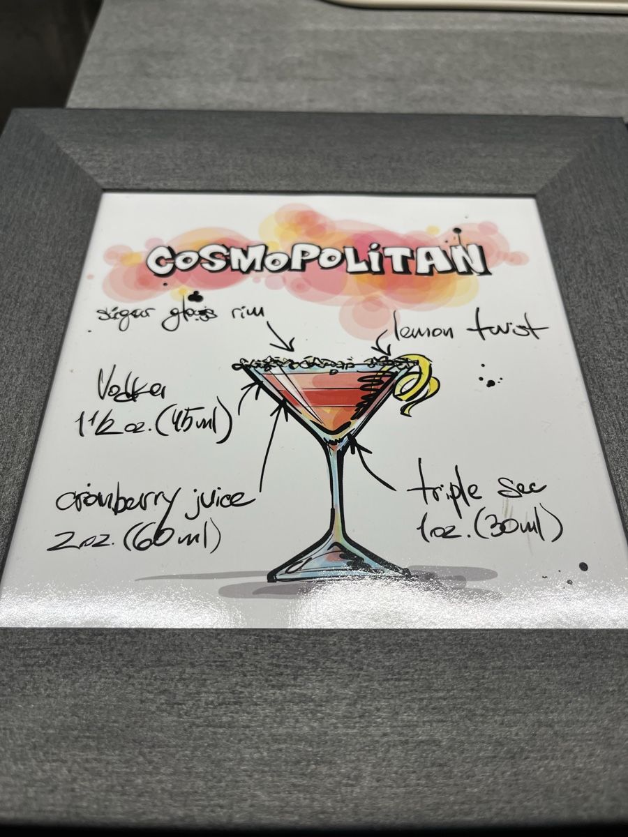 Bilderrahmen: Bilderrahmen mit Cocktails 🍹 – Neu (gemäss Beschreibung) aus Glis von jos_hj8q 1