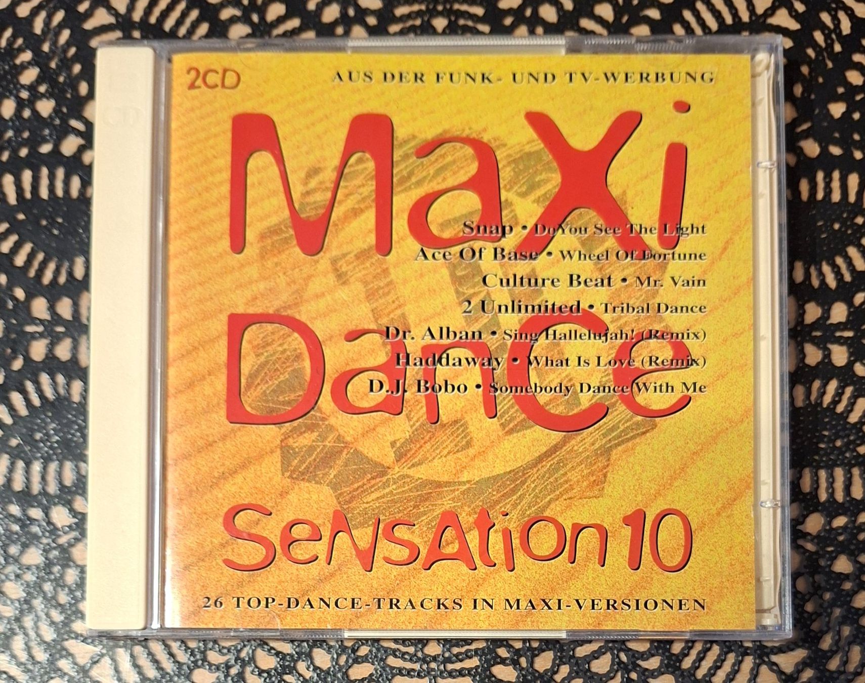 CD: Maxi Dance Sensation 10, 2CD Hit Compilation Sampler 1993 – Usato da Schönenberg TG venduto da breiti12