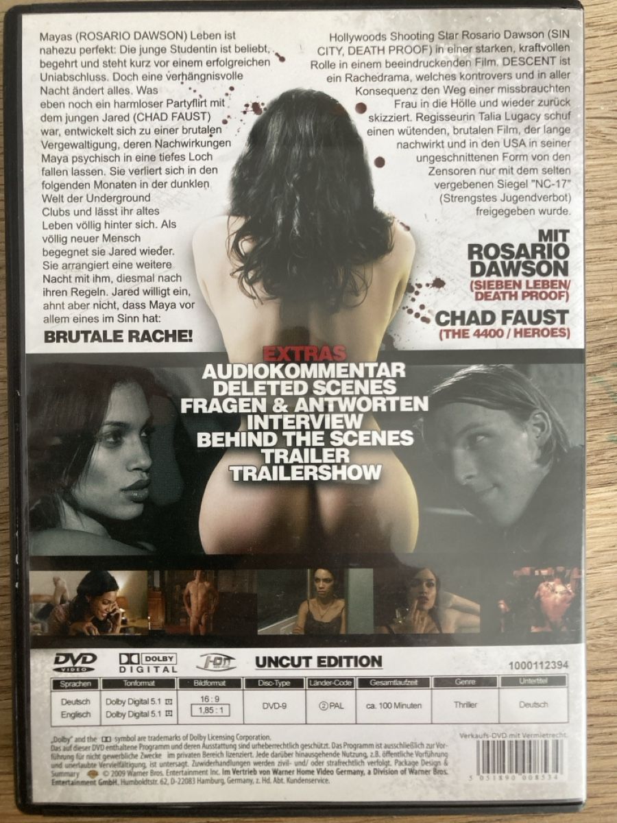 Alle DVDs: Descent Rosario Dawson uncut edition – Gebraucht aus Seengen von Predator86 1