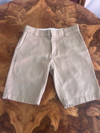 Dickies Slim Fit Shorts W31, Beige 