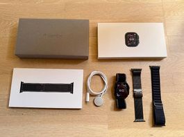 Apple Watch Ultra 3 Schwarz 100 % Batterie 3 Apple Armbänder
