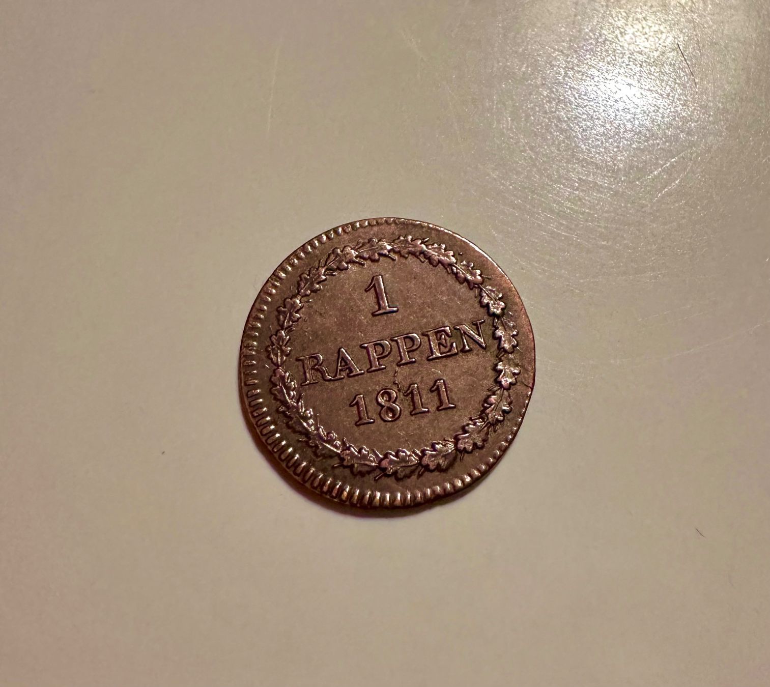 Tutti le monete: 1 Rappen Kanton Bern, 1811, Billion – Usato da Basel venduto da LynnundPepe