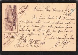 GS 5 Rp Suchard PK017 (S6/011) ,gel. 9.Xl.1890( bräunlich )