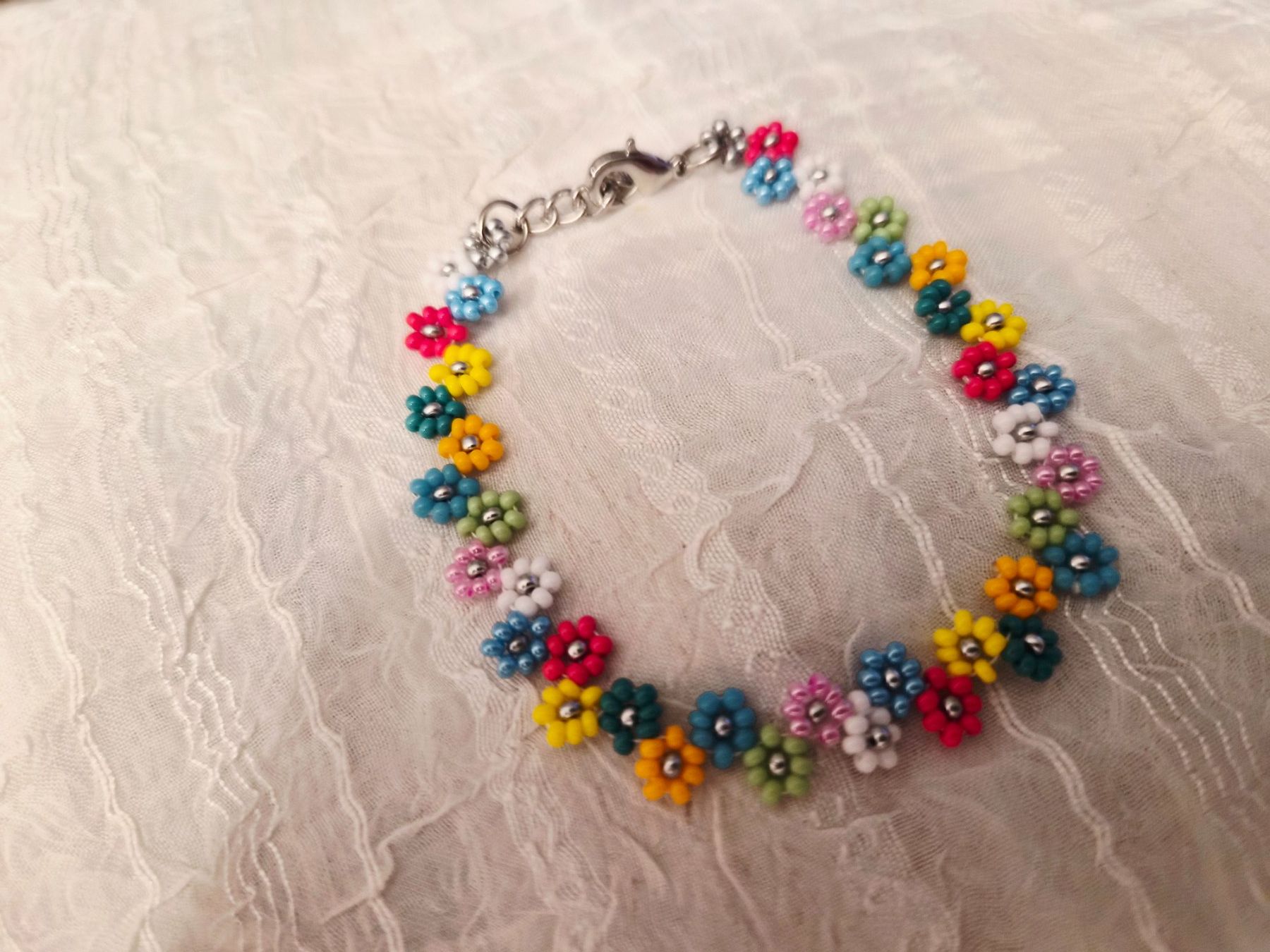 Bracciali & Braccialetti: Hangemachte armkette aus rocailles perlen – Nuovo (secondo la descrizione) da Dietikon venduto da Eleda