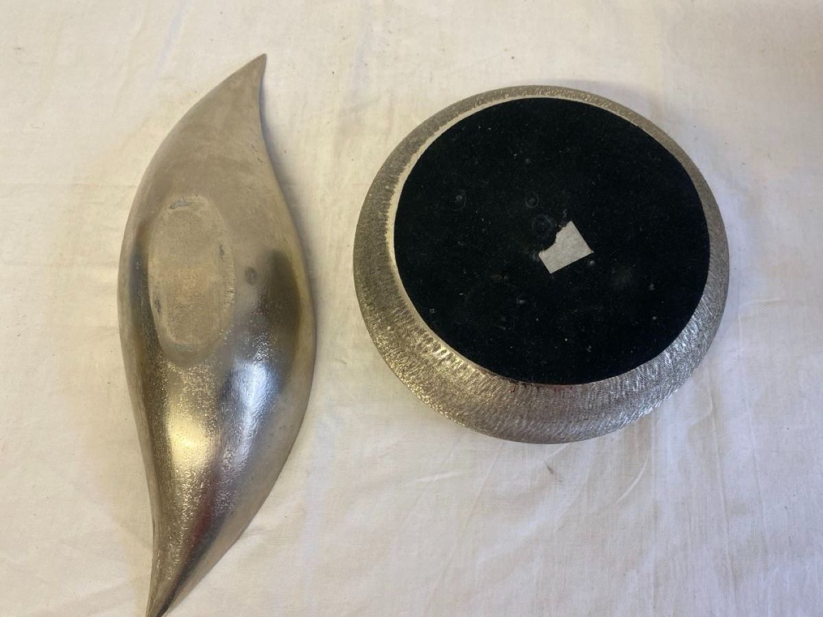 Ciotole: Edle Schalen, Metall-Design, 2er Set, Deko-Objekte, Top – Usato da sursee venduto da trilli-tralli 6