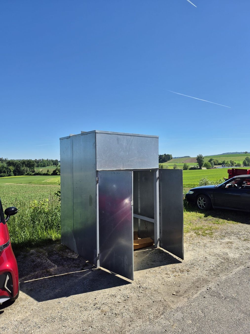 Baucontainer: Box aus Stahlblech – Gebraucht aus Buch am Irchel von pwe_6kpn 1