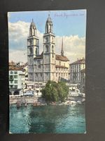AK  1915  Zürich Grossmünster      (G843)